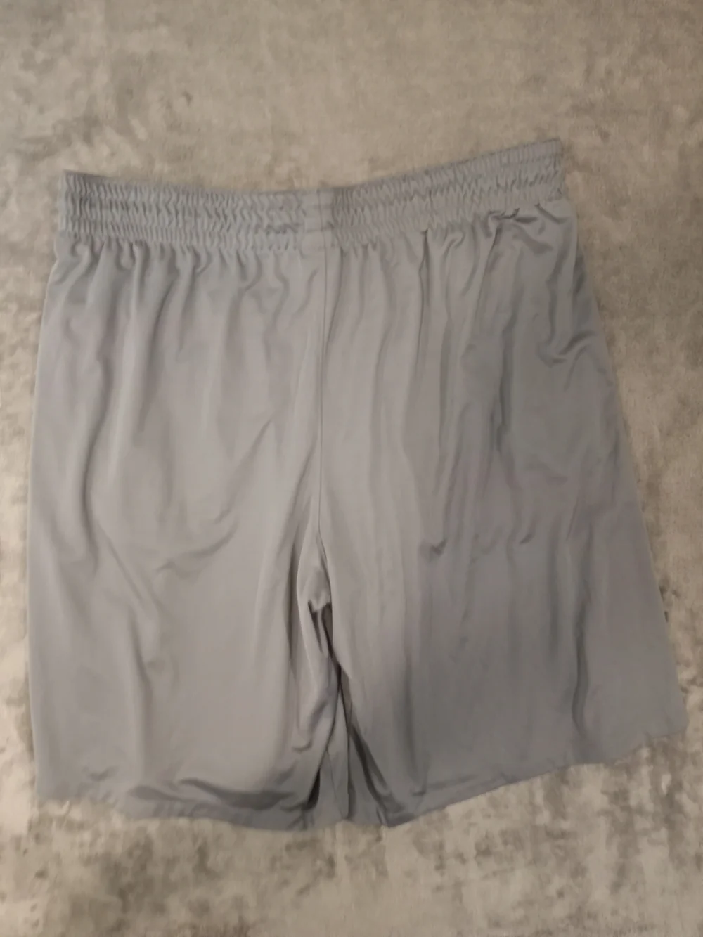 Jordan Light Gray Men's Athletic Shorts with Jump Logo Size XXL